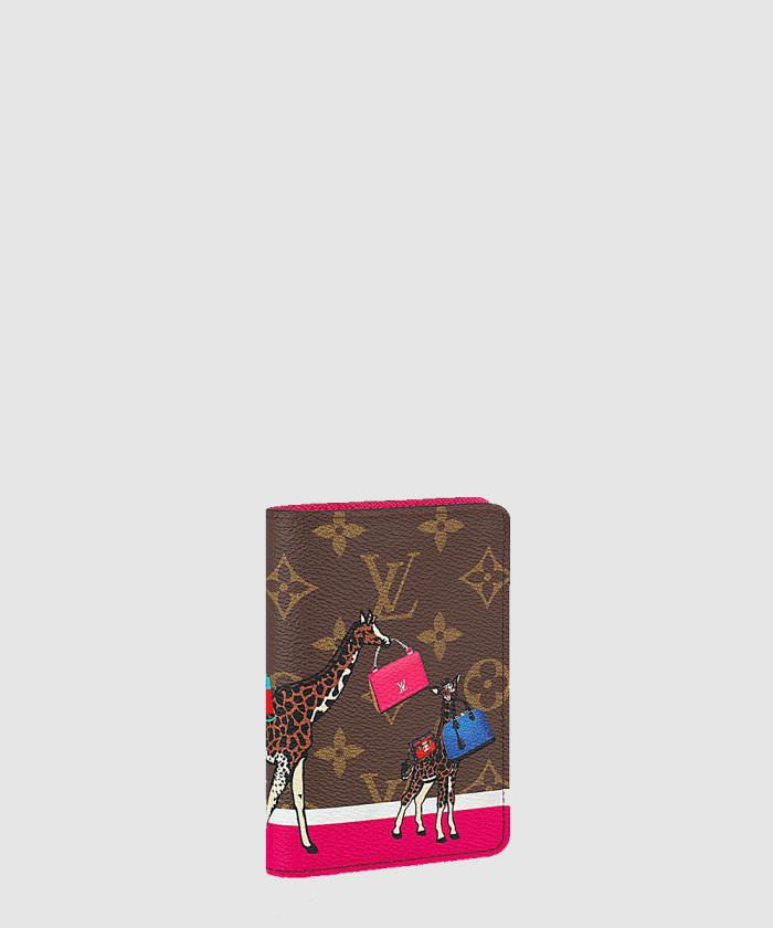 [LOUIS VUITTON-루이비통]<br>모노그램  크리스마스 애니메이션 여권 케이스 M62089