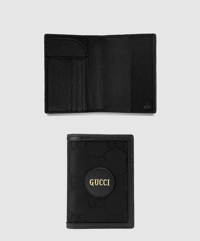 [GUCCI-구찌]<br>재생소재 GG 플라워 나일론 여권지갑 625584