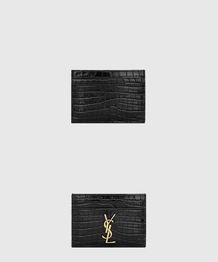 [SAINT LAURENT-생로랑]<br>CASSANDRE  카드 케이스 370778