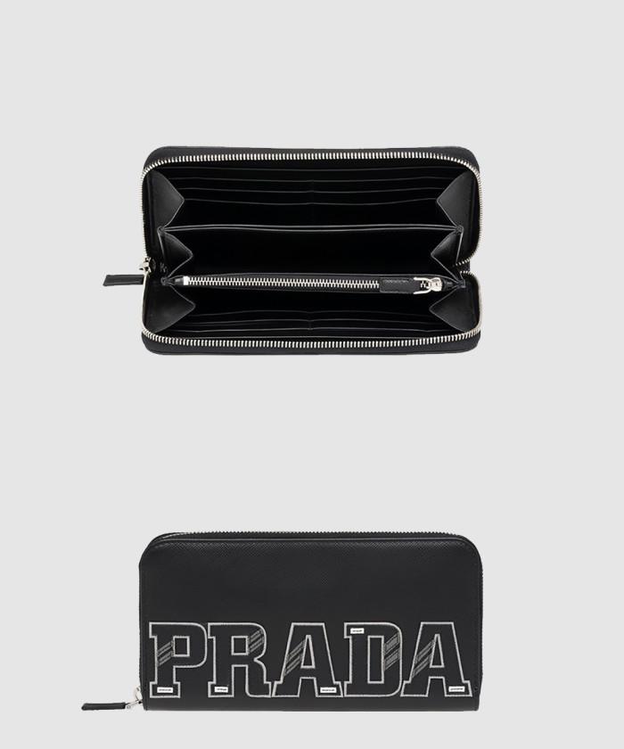 [PRADA-프라다]<br>사피아노 가죽 지퍼 장지갑 2ML317