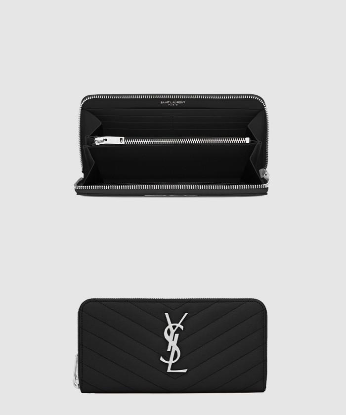 SAINT LAURENT-생로랑]<br> 모노그램 지퍼월렛 358094