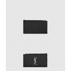 [SAINT LAURENT-생로랑]<br>모노그램 지퍼 카드지갑 607915