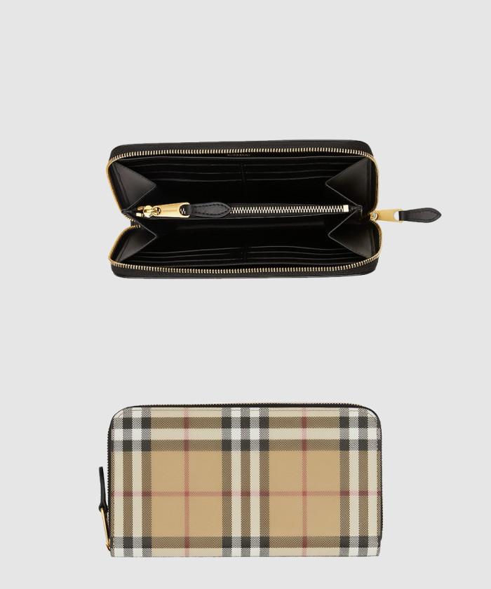 [BURBERRY-버버리]<br>체크 지퍼 머니클립 80580161