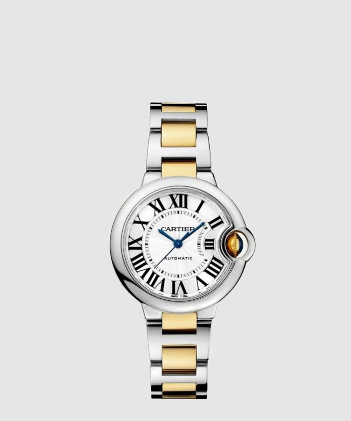 [CARTIER-까르띠에]<br>발롱블루 콤비 33 W2BB0029