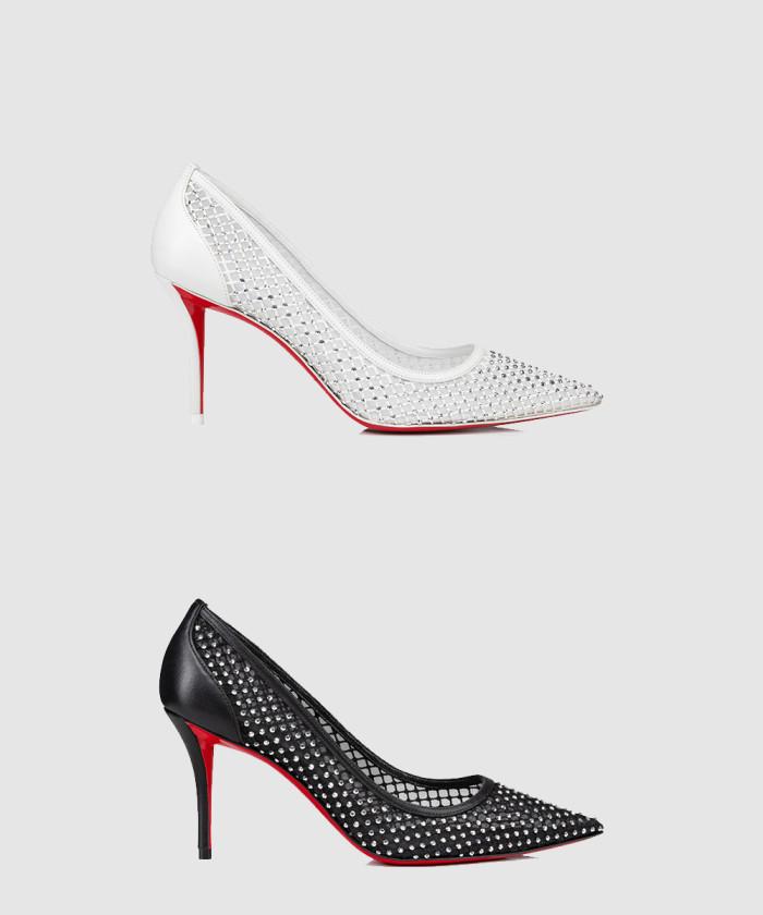 [LOUBOUTIN-루부탱]<br>Apostropha Mesh Strass 3240170