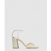 [JIMMY CHOO-지미추]<br>Saeda Sandal Block Heel 85