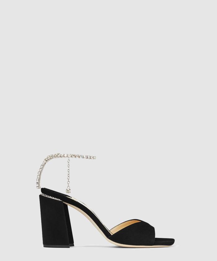 [JIMMY CHOO-지미추]<br>Saeda Sandal Block Heel 85