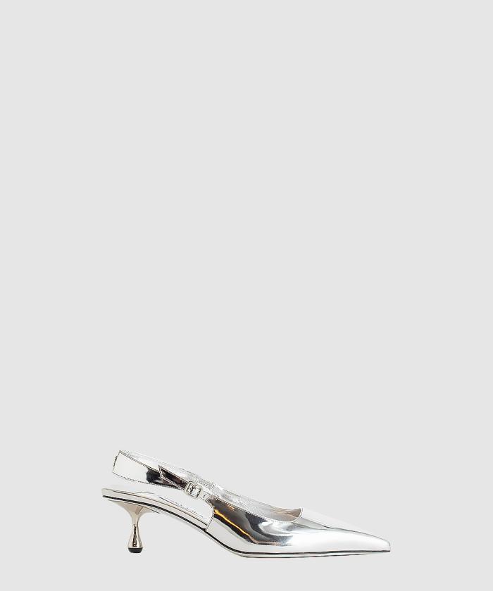 [JIMMY CHOO-지미추]<br>Patent Leather Amen Slingback Pumps