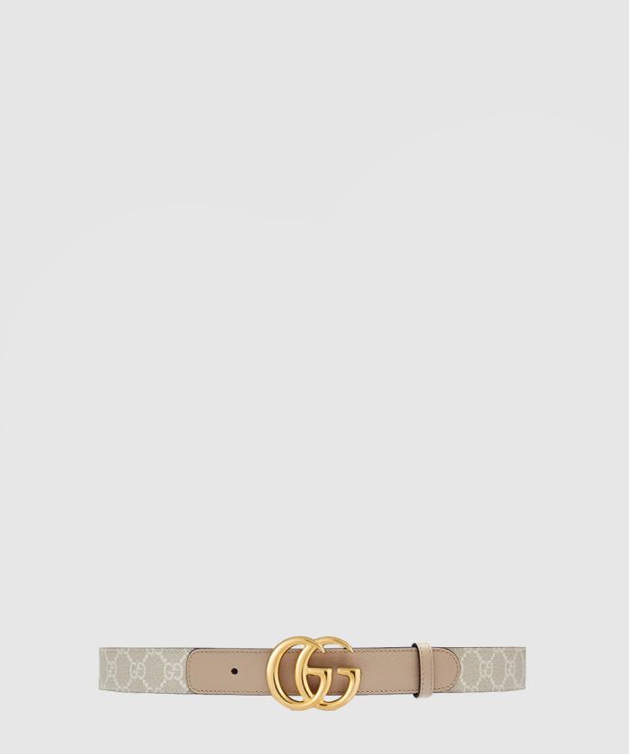 [GUCCI-구찌]<br>GG 마몽 씬 벨트 625839