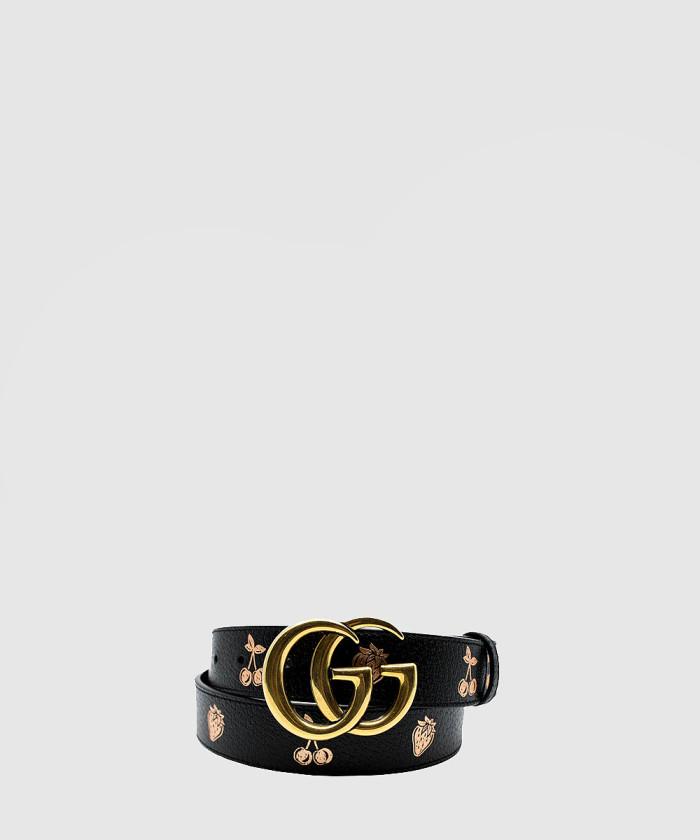 [GUCCI-구찌]<br>GG 마몽 씬 벨트 625839