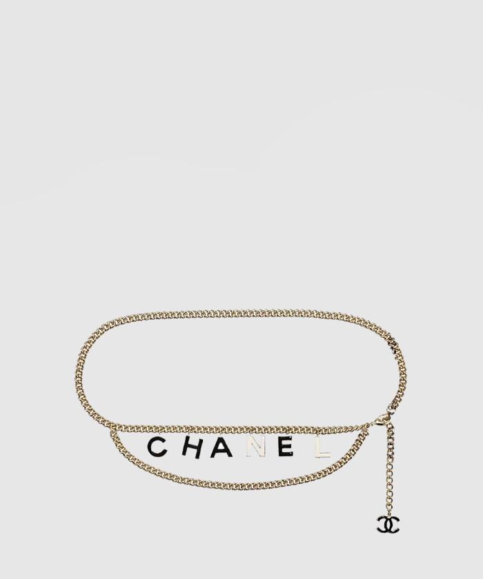 [CHANEL-샤넬]<br>체인 벨트 AB8721