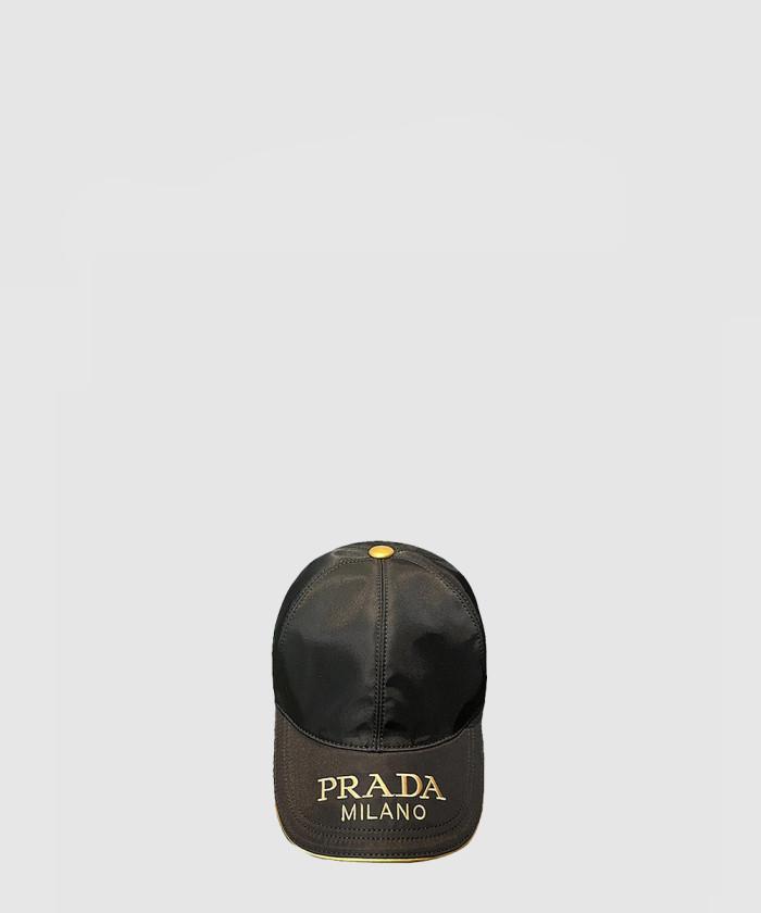 [PRADA-프라다]<br>자수 로고 베이스볼 캡 1HC232