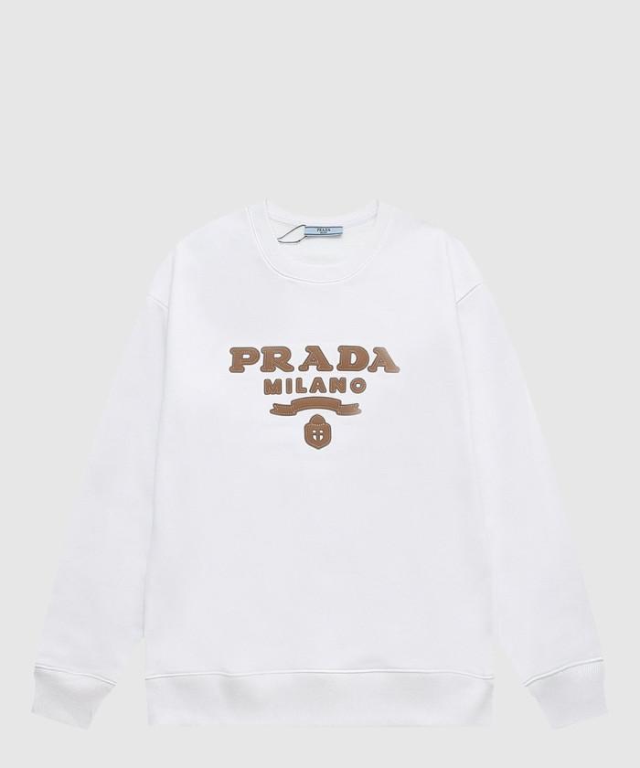 [PRADA-프라다]<br>오버사이즈 코튼 스웨트셔츠 134694