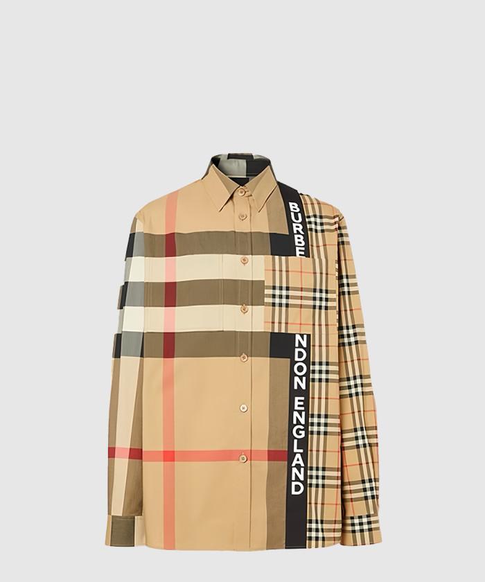 [BURBERRY-버버리]<br>코튼 포플린 셔츠 80331011