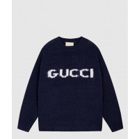 [GUCCI-구찌]<br>로고 울 스웨터 761539