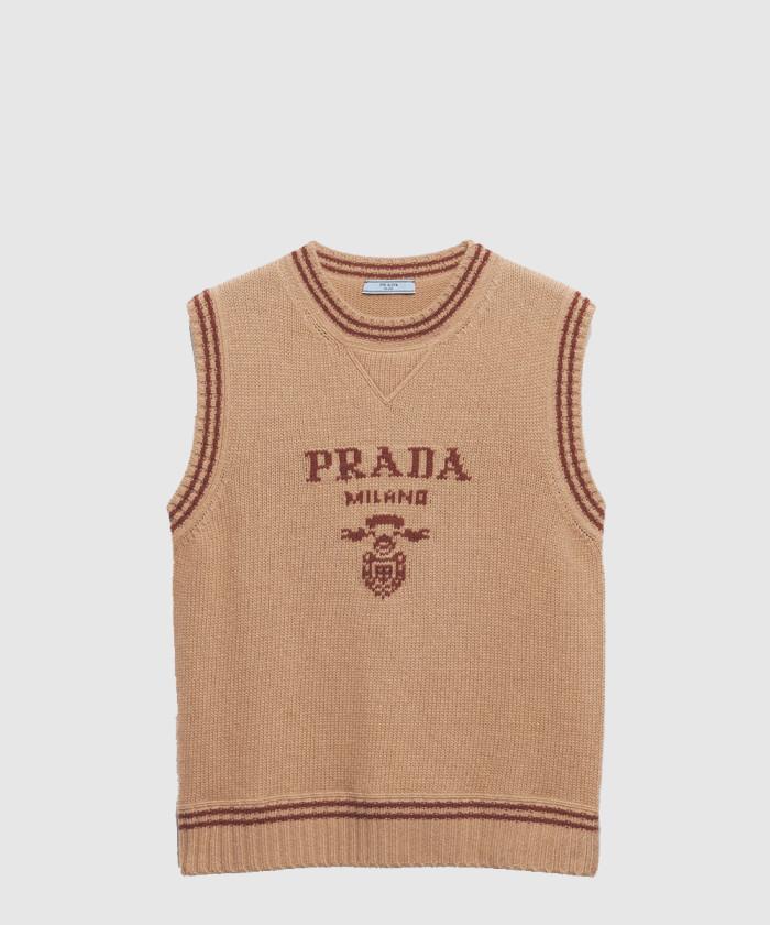 [PRADA-프라다]<br>울 및 캐시미어 베스트 P29B29