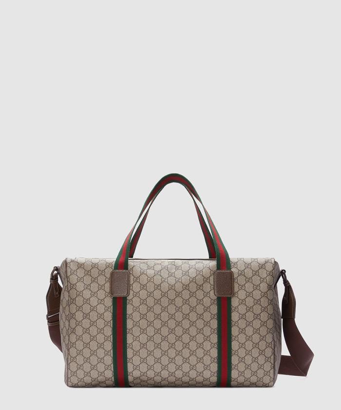 [GUCCI-구찌]<br>웹 라지 더플백 758664