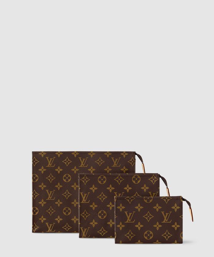 [LOUIS VUITTON-루이비통]<br>트리오 토일렛 파우치 M47195