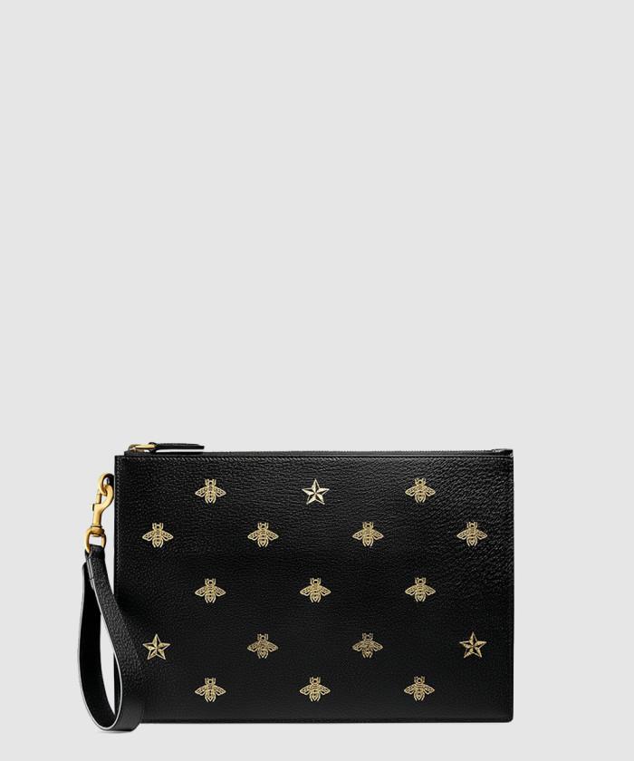 [GUCCI-구찌]<br>스타 레더 파우치 495066