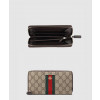 [GUCCI-구찌]<br>GG 수프림 웹 지퍼월렛 ‎408831