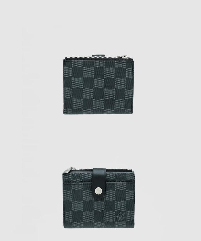 [LOUIS VUITTON-루이비통]<br>에벤 그라파이트 다중 카드 홀드 N60451