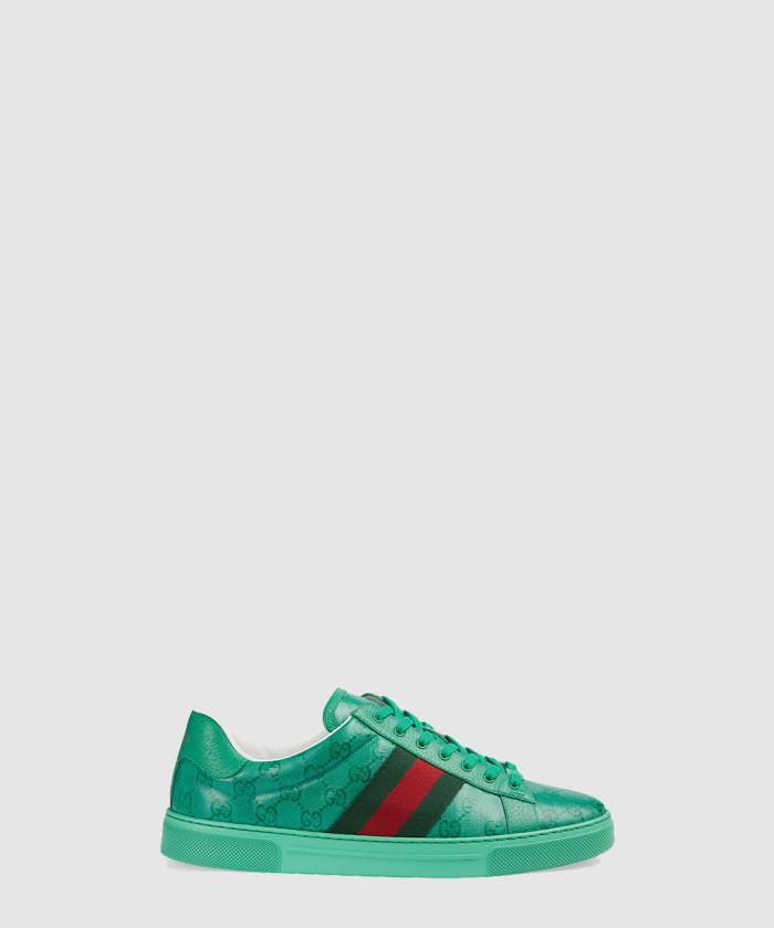 [GUCCI-구찌]<br>에이스 웹 스니커즈 760775