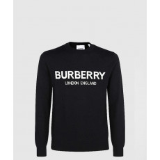 [BURBERRY-버버리]<br>로고 인타르시아 울 블렌드 스웨터 8054896