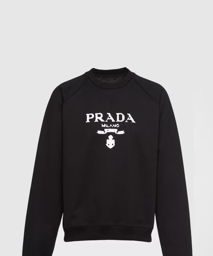 [PRADA-프라다]<br>로고 프린트 긴소매 맨투맨 UJL190