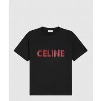 [CELINE-셀린느]<br>로고 코튼 반팔 티셔츠 2X51I6