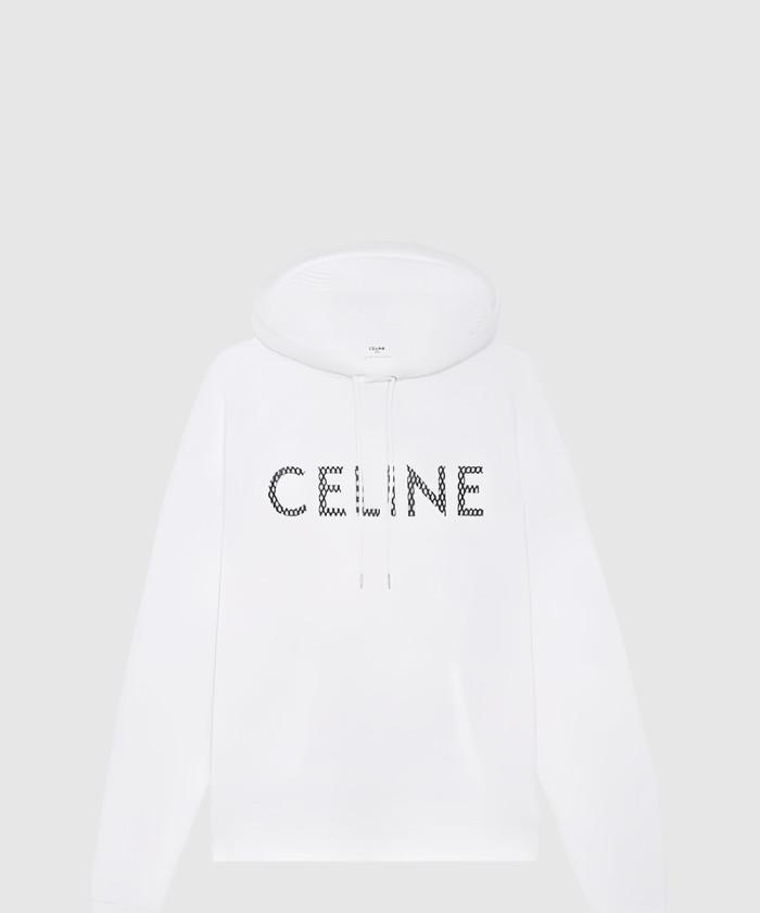 [CELINE-셀린느]<br>맨즈 루즈 메쉬 후디 2Y5709