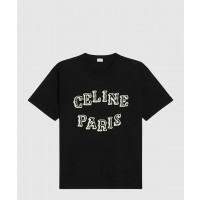 [CELINE-셀린느]<br>웨스턴 레터링 로고 티셔츠 2X24J6