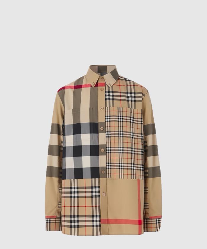 [BURBERRY-버버리]<br>코튼 포플린 셔츠 80386381