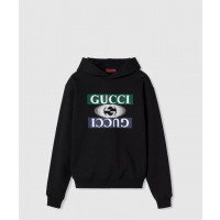 [GUCCI-구찌]<br>코튼 저지 후드 스웨트셔츠 795557